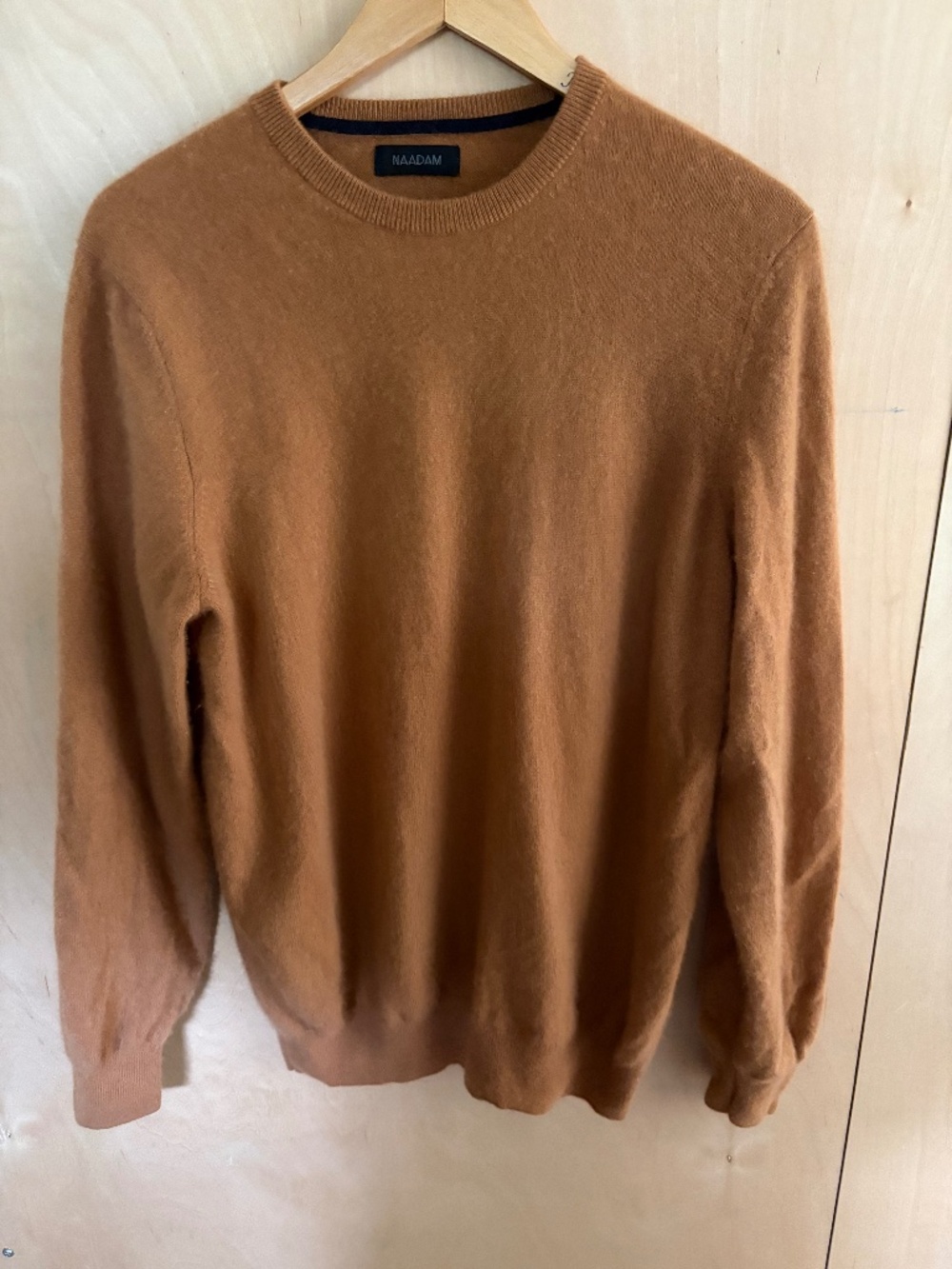 Women’s Carmel 100% Cashmere Naadam Sweater Sz L